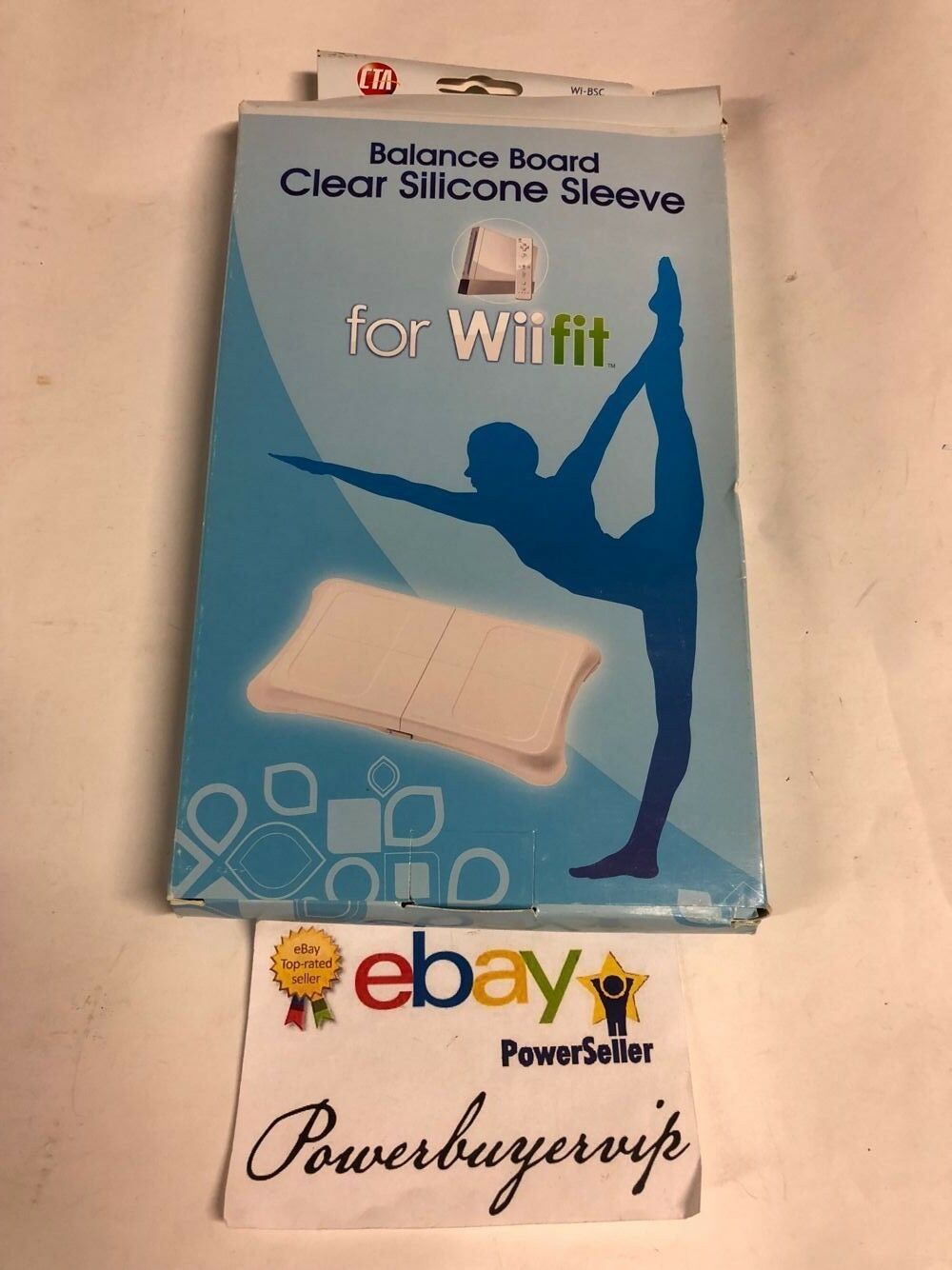 NEW CTA Nintendo Wii Fit U Balance Board Clear Silicone Sleeve 2 Day Get